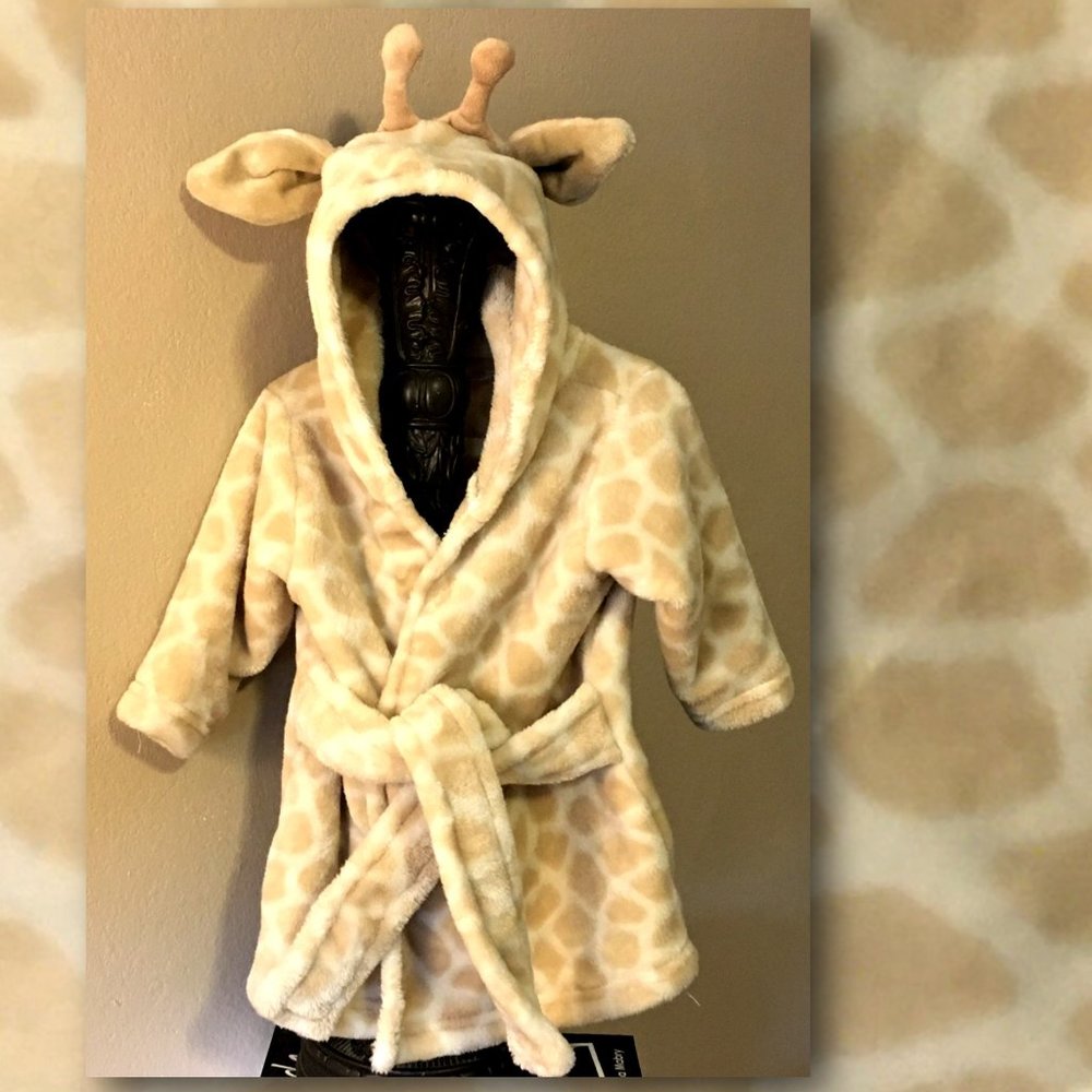 HUDSON BABY Soft Plush Baby Bathrobe  |  0-9M